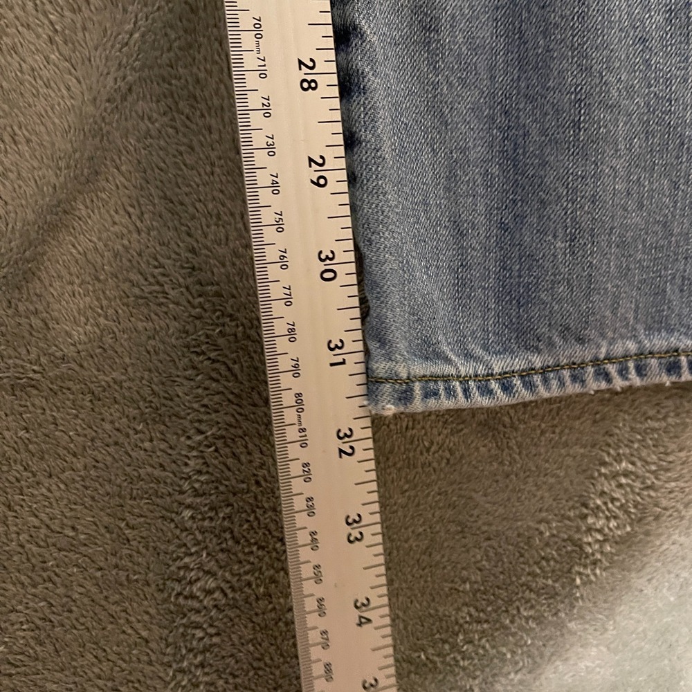 Old Navy Loose Straight Denim Jean 38x32 Y2K Men Relaxed Mid Rise Light Wash - Picture 10 of 13